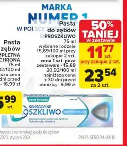 Carrefour Pasta do zębów Sensodyne Pro Szkliwo Delikatne Wybielanie oferta