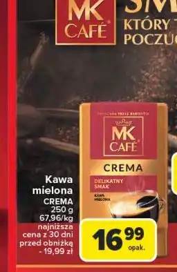 Carrefour Kawa Mk Cafe Crema oferta