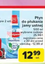 Carrefour Płyn do ust fresh & protect Colgate Plax oferta