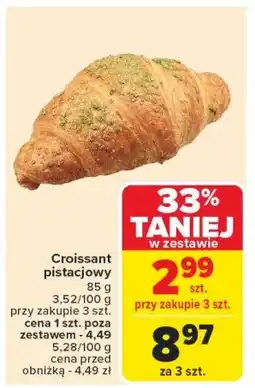 Carrefour Market Croissant pistacjowy oferta