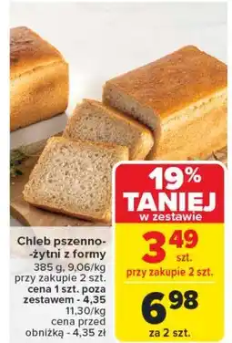 Carrefour Market Chleb pszenno-żytni z formy oferta