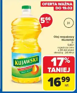 Carrefour Olej rzepakowy Kujawski Kujawski kruszwica oferta