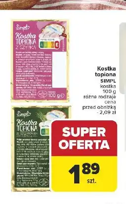 Carrefour Market Ser kostka ze szczypiorkiem i cebulą Simpl oferta