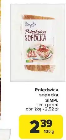 Carrefour Market Poledwica sopocka Simpl oferta