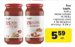 Carrefour Market Sos boloński do makaronu Simply oferta