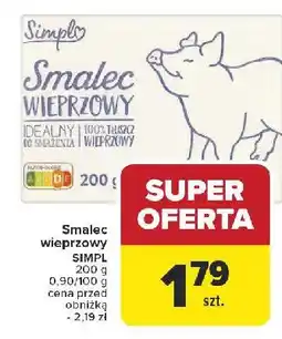 Carrefour Market Smalec wieprzowy Simpl oferta