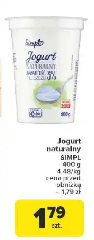 Carrefour Market Jogurt naturalny Simpl oferta