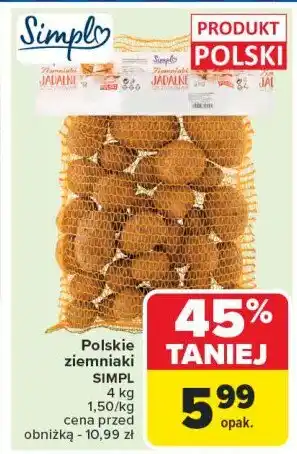 Carrefour Ziemniaki Simpl oferta