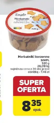 Carrefour Market Herbatniki korzenne dzwoneczki Simpl oferta