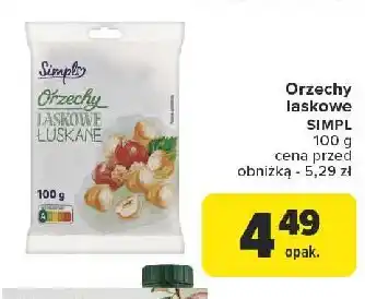 Carrefour Market Orzechy laskowe łuskane Simpl oferta