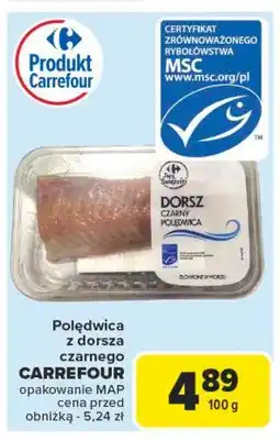 Carrefour Market Polędwica z dorsza czarnego Carrefour targ świeżości oferta