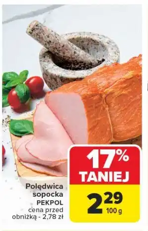 Carrefour Market Polędwica sopocka Pekpol oferta