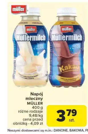 Carrefour Market Napój mleczny czekoladowy Mullermilch oferta