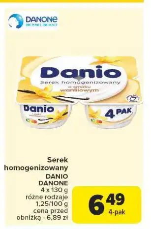 Carrefour Market Serek wanilia Danone danio oferta