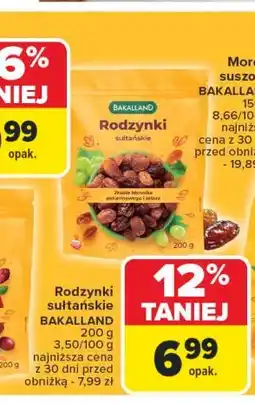 Carrefour Market Rodzynki sułtańskie Bakalland oferta