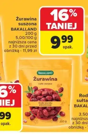 Carrefour Market Zurawina suszona Bakalland oferta