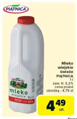 Carrefour Market Mleko wiejskie 3.2% Piątnica oferta