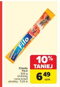 Carrefour Market Ciasto filo Henglein oferta