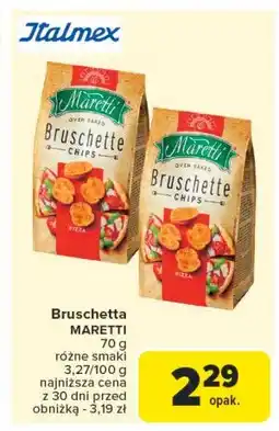 Carrefour Market Bruschetta pizza Maretti bruschette oferta