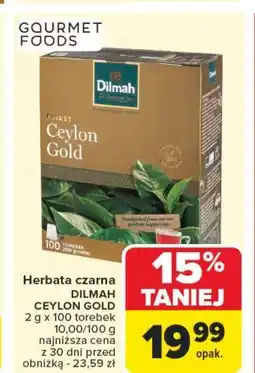 Carrefour Market Herbata Dilmah ceylon gold oferta