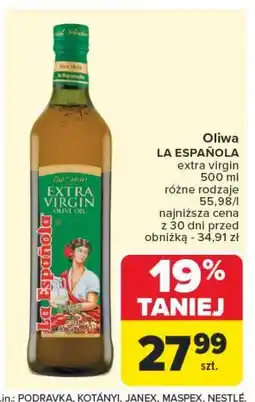 Carrefour Market Oliwa extra virgin La espanola oferta