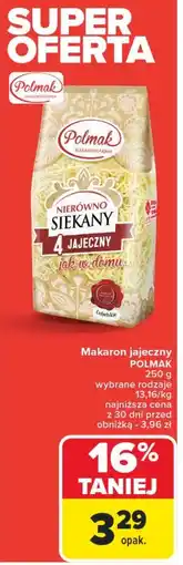 Carrefour Market Makaron 4 jajeczny nierówno siekany Polmak oferta