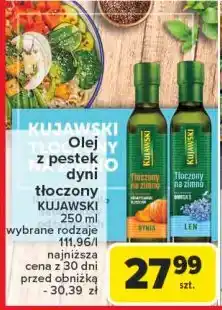 Carrefour Olej z lnu Kujawski tłoczony na zimno Kujawski kruszwica oferta