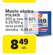 Carrefour Masło ekstra Mlekovita masło polskie oferta