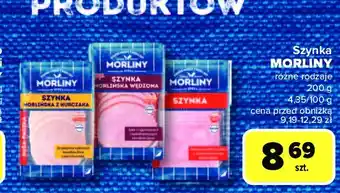 Carrefour Szynka konserwowa plastry Morliny oferta