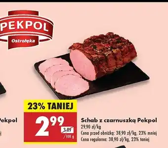 Biedronka Schab z czarnuszką Pekpol oferta