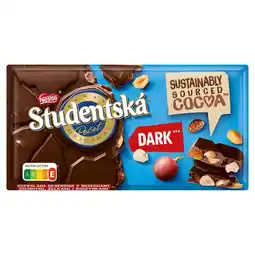 Agata Meble Nestlé Studentská Czekolada deserowa z orzechami ziemnymi żelkami i rodzynkami 170 g oferta