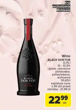 Carrefour Wino półsłodkie Black Doktor oferta