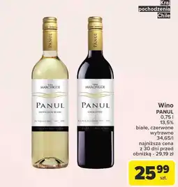 Carrefour Wino wytrawne Panul oferta