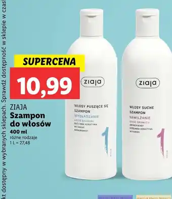 Lidl Szampon Ziaja oferta