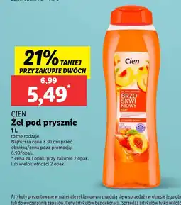 Lidl Żel pod prysznic Cien oferta