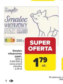 Carrefour Smalec Simpl oferta