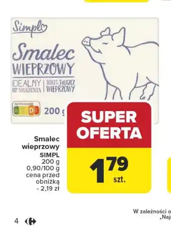 Carrefour Smalec Simpl oferta