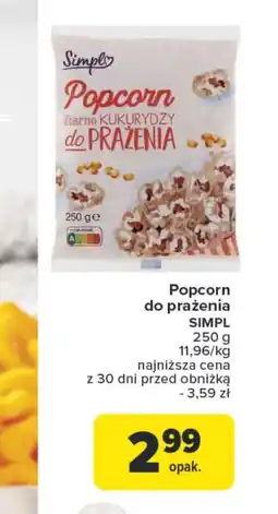 Carrefour Popcorn Simpl oferta