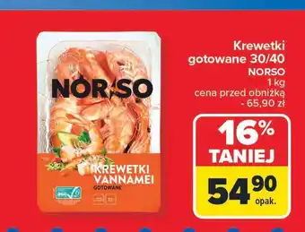 Carrefour Krewetki Norso oferta