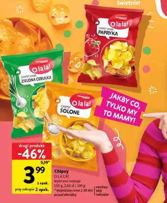 Intermarche O LA LA! Chipsy oferta