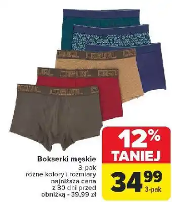 Carrefour Bokserki męskie oferta