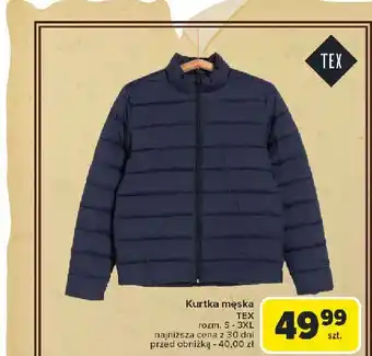 Carrefour Kurtka męska rozm. s-3xl Tex oferta