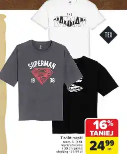 Carrefour T-shirt męski s-xxl Tex oferta