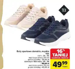 Carrefour Buty sportowe dziecięce Tex oferta