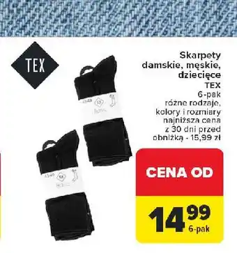 Carrefour Skarpety dziecięce Tex oferta