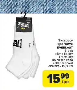 Carrefour Skarpety sportowe frotte Everlast oferta