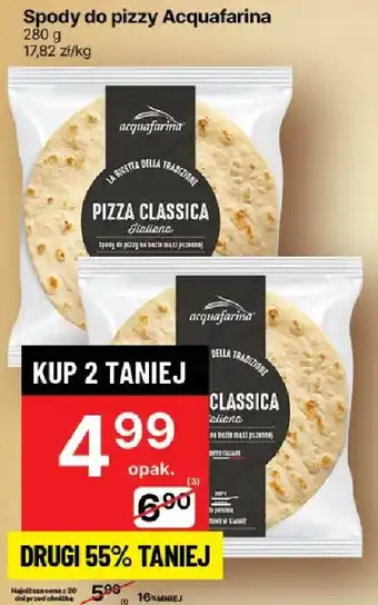 Delikatesy Centrum Spody do pizzy Acquafarina oferta