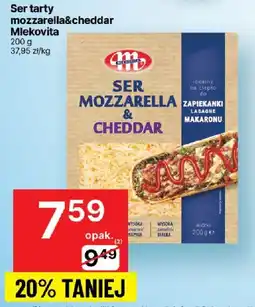 Delikatesy Centrum Ser tarty mozzarella&cheddar Mlekovita oferta