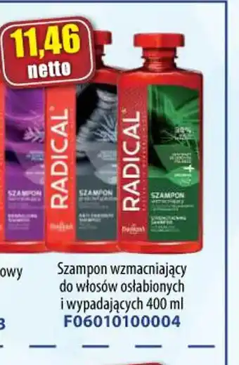 AT Szampon wzmacniający do włosów osłabionych i wypadających Radical oferta