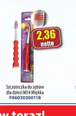 AT Szczoteczka do zębów dla dzieci M34 Miękka oferta